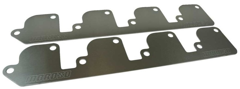 Moroso Ford 351C/351M/400 Exhaust Block Off Storage Plate - Pair - 25181