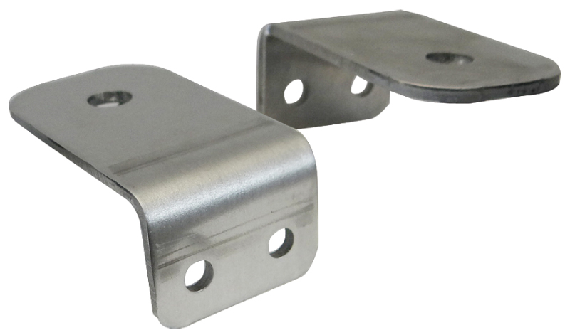 Moroso Hood Pin Bracket Pair For 3/8in Diameter Pins - 39025