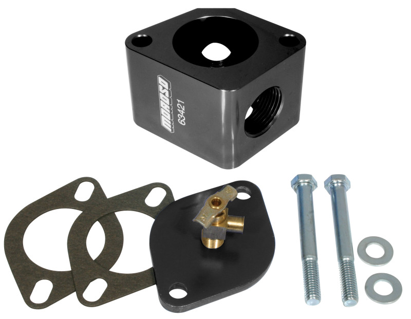 Moroso Chevrolet Waterneck Bleeder Kit - Billet Aluminum - 63431