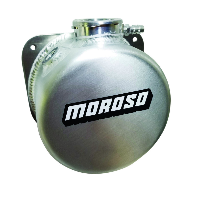 Moroso Universal Coolant Expansion Tank - Billet Filler Neck - 1.5qt - 3-5/8in - 63651