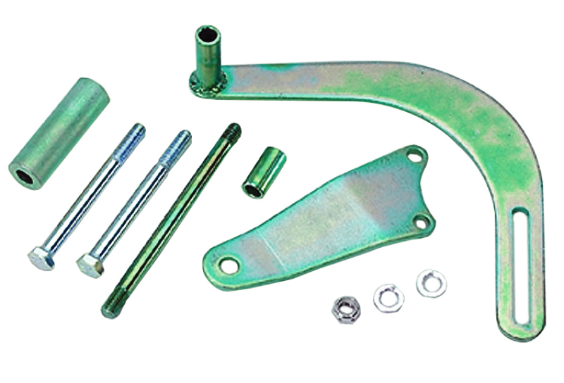 Moroso GM Delcotron to Chevrolet Small Block (w/Short Water Pump) Alternator Mount w/Hardware - 63825