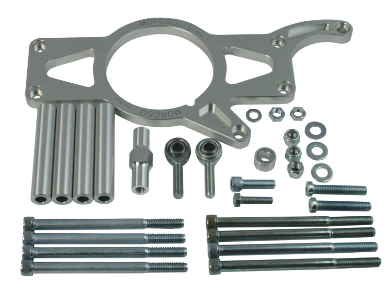 Moroso Chevrolet Big Block Alternator Mount - Meziere Water Pump - 93mm Alternator - 63834