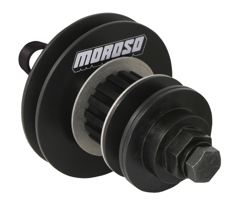 Moroso Chevrolet Small Block (Long) Dry Sump & Vacuum Pump Drive Kit - Flange Style w/Pulleys - 63859