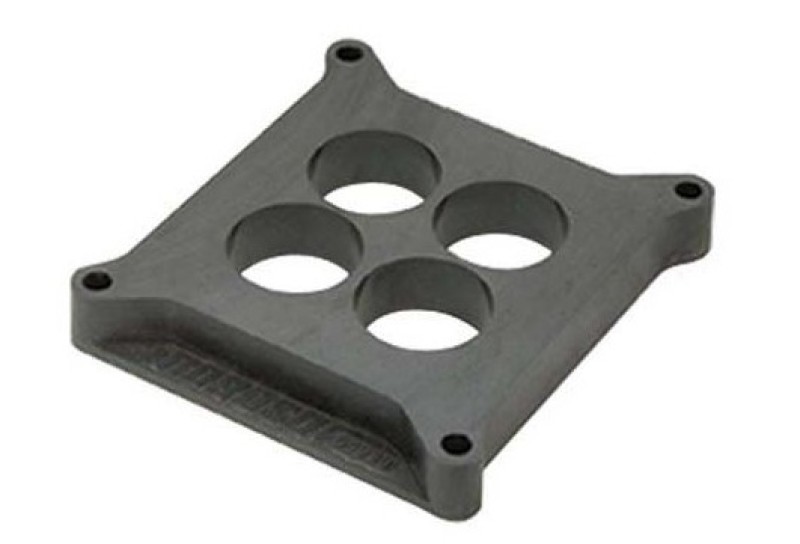 Moroso 4150/4160 Carburetor Spacer - 4 Hole Plenum - 1in - Plastic - 64930