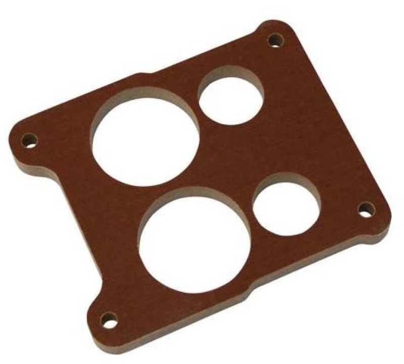 Moroso Quadrajet Carburetor Spacer - 4 Hole Plenum - 1/2in - Phenolic - 64941