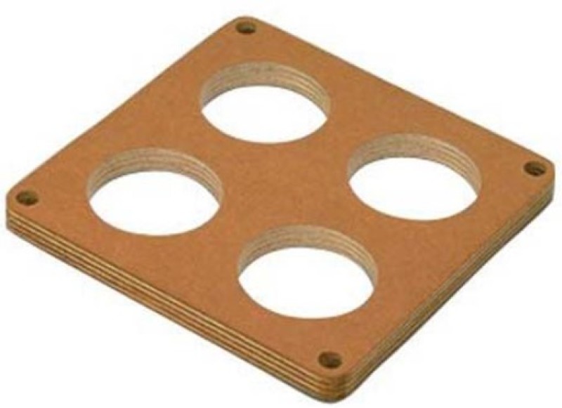 Moroso 4500 Carburetor Spacer - 4 Hole Plenum - 1/2in - Wood - 65017