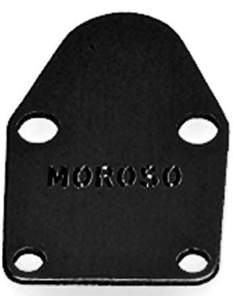 Moroso Chevrolet Small Block Fuel Pump Block-Off Plate - Aluminum - 65391