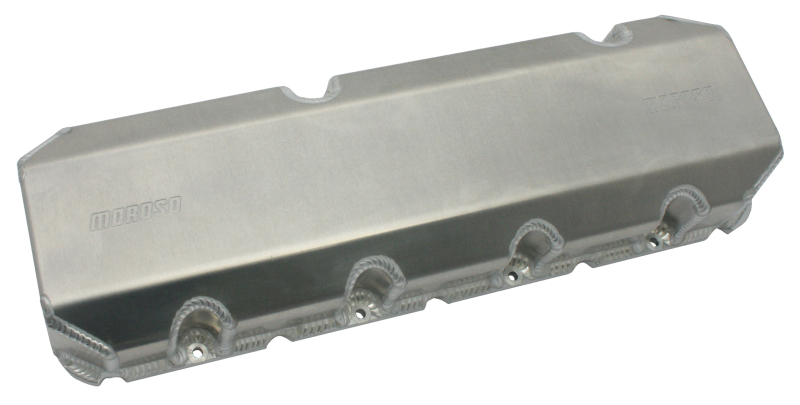 Moroso Dart Big Chief II (w/11 & 14 Degree Heads) Valve Cover w/Billet Rail - 3.5in - Aluminum - 68463