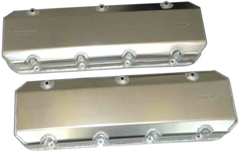 Moroso Brodix SR20/Dart Pro1 Valve Cover - 3in - Exhaust Pockets/Intake Tubes - Aluminum - Pair - 68483