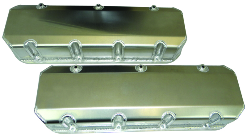 Moroso Chevrolet Big Block (w/Symmetrical Port) Valve Cover - Exhaust Pockets/Intake Tubes - Alum - 68486