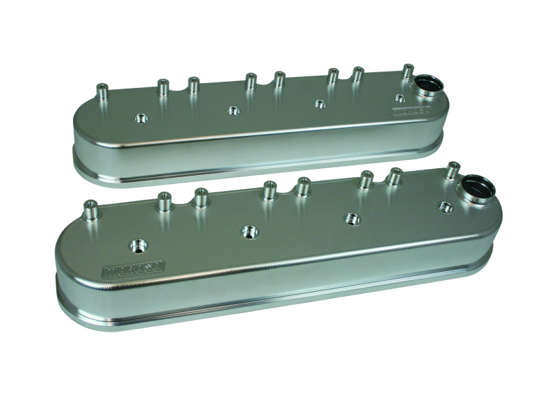 Moroso GM LS Valve Cover (w/AEM/Holley/Other Smart Coils) - Tall - Billet Aluminum - Pair - 68476