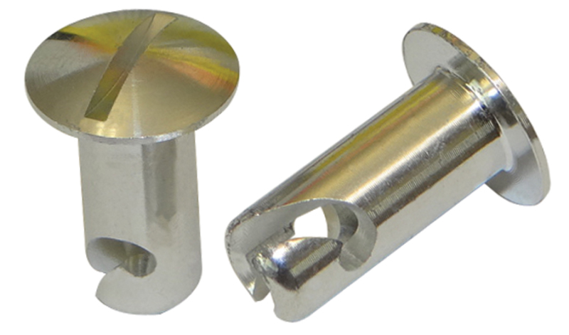 Moroso Quick Fastener - Oval Head - 5/16in x .550in - Aluminum - 10 Pack - 71332