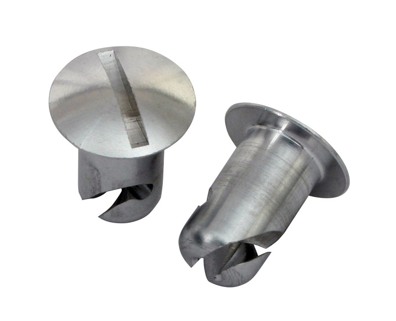 Moroso Quick Fastener - Oval Head - 7/16in x .450in - Aluminum - 10 Pack - 71363