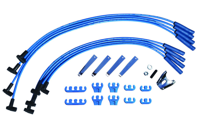 Moroso Chevrolet Big Block Ignition Wire Dress-Up Kit - HEI - Blue Max - Spiral Core - 72754