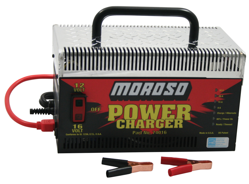 Moroso Battery Charger - 12/16 Volt 30A - 74016