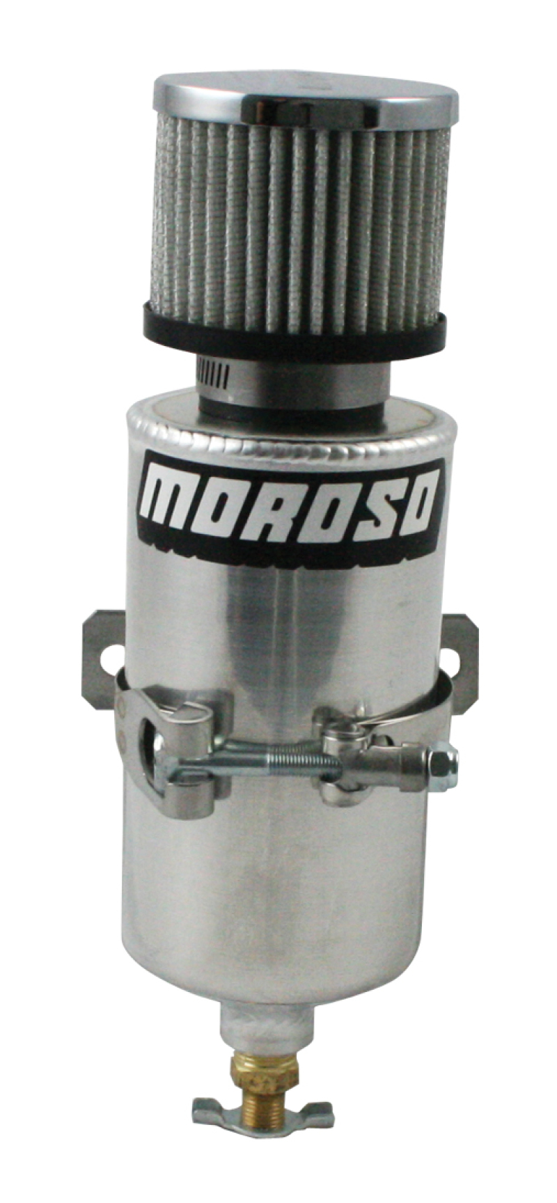 Moroso Breather Tank/Catch Can - 3/8in NPT Female Fitting - Aluminum - 85470