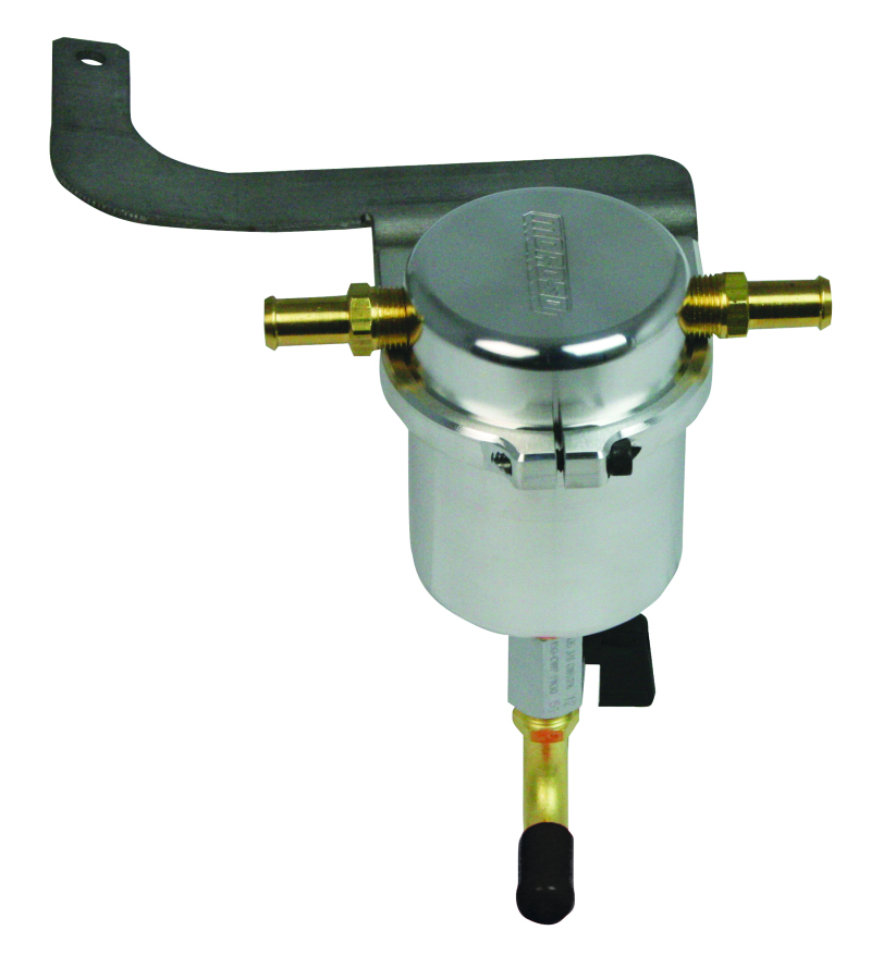 Moroso 95-99 BMW M3 Air/Oil Separator Catch Can - Billet Aluminum - 85499