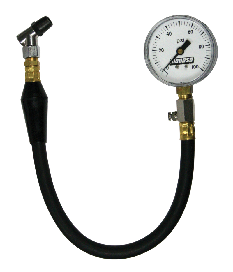 Moroso Tire Pressure Gauge 0-100psi - 4in Display - 1/2 Percent Accuracy - 89570