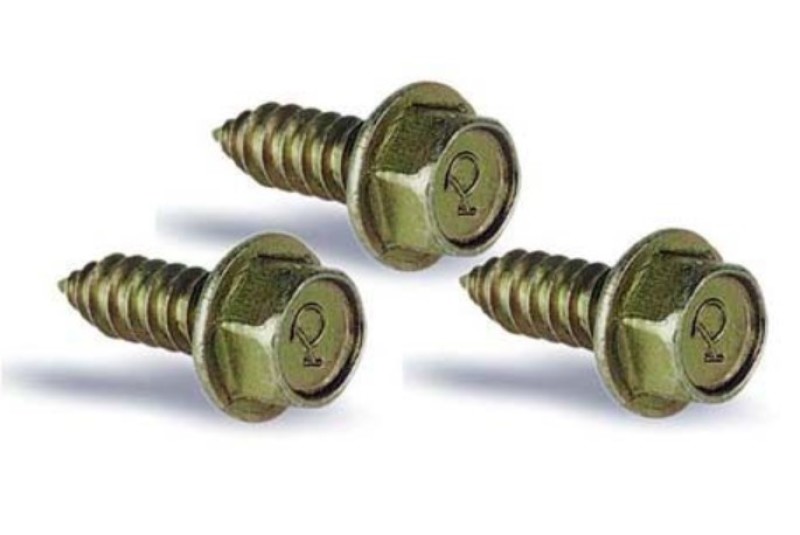 Moroso Wheel Rim Screws - Grade 8 Steel - Gold Iridite Finish - 500 Pack - 90110