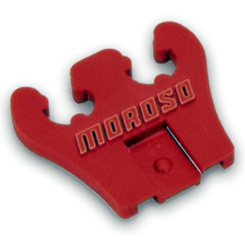 Moroso Wire Loom - 7-9mm - 2 Hole - Red - 2 Per Card - 97833