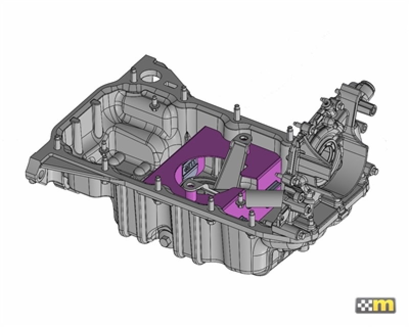 mountune 13-19 Ford Fiesta ST 1.6L EcoBoost CNC Aluminum Oil Control System - 2364-OC-AA