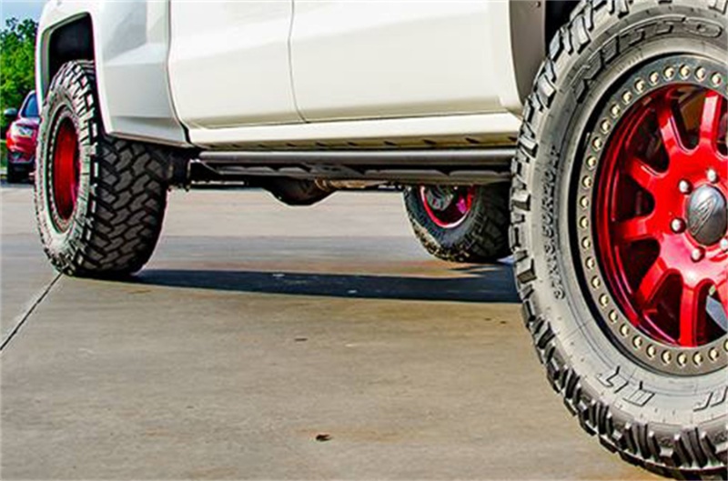 N-Fab RKR Rails 15-17 GMC - Chevy Canyon/Colorado Crew Cab - Tex. Black - 1.75in - G154RKRCC