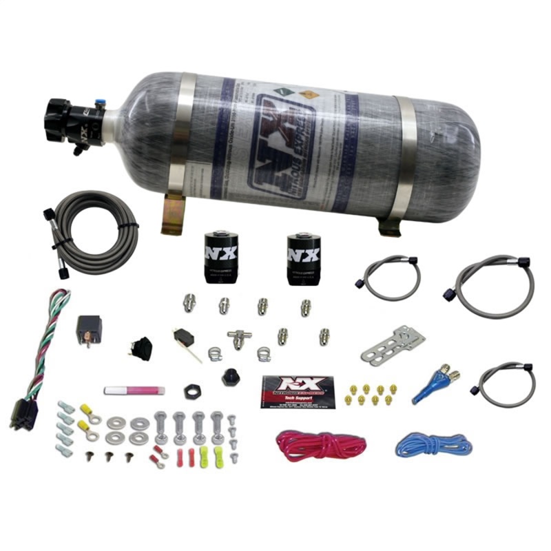 Nitrous Express All Sport Compact EFI Single Nozzle Nitrous Kit w/Composite Bottle - 20923-12