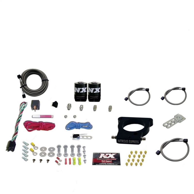 Nitrous Express GM LS 78mm 3-Bolt Nitrous Plate Kit (50-350HP) w/o Bottle - 20935-00
