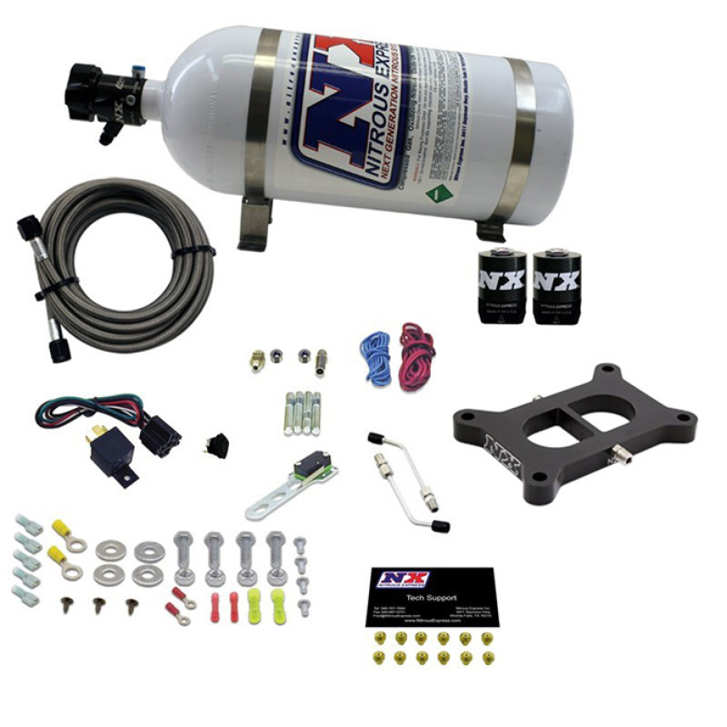 Nitrous Express 2 BBL/Gasoline Nitrous Kit (50-300HP) w/10lb Bottle - 30020