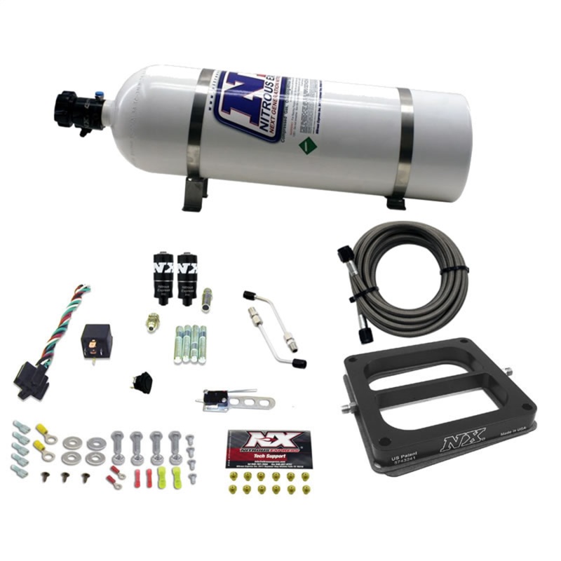 Nitrous Express Dominator Hitman Plus Nitrous Kit (50-200HP) w/15lb Bottle - 40071-15