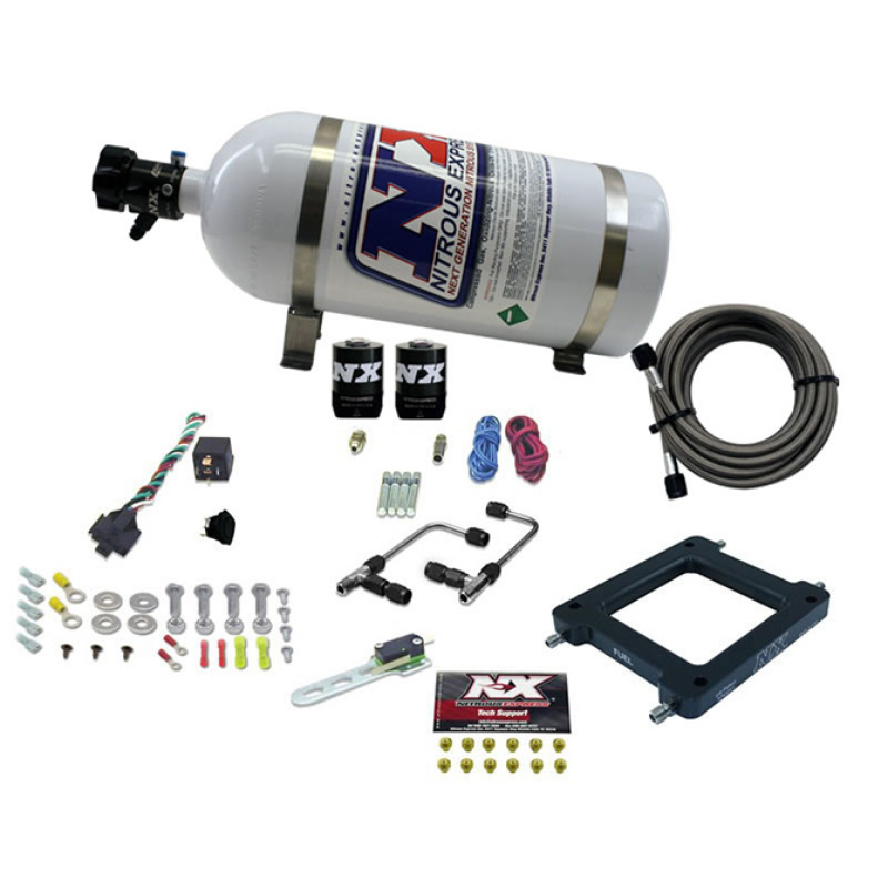 Nitrous Express Dominator Gemini Stage 6 Nitrous Kit (50-300HP) w/10lb Bottle - 60070-10