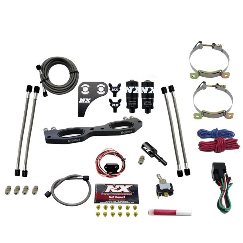 Nitrous Express Polaris RZR 1000cc Nitrous Plate Kit w/o Bottle - 67002-00P