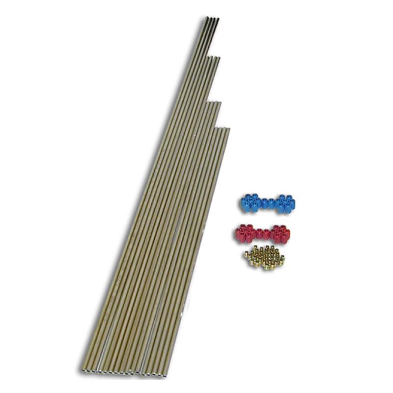 Nitrous Express 6 Cyl Tubing Kit (3 - 14in / 3 - 16in / 3 - 20in / 3 - 24in Tubing Incl B-Nuts) - 80065