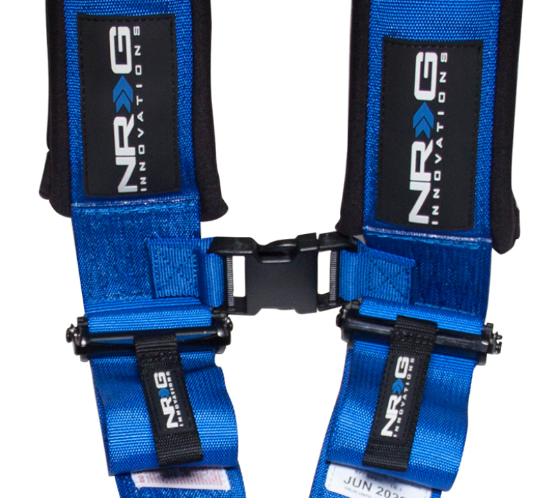NRG SFI 16.1 5PT 3in. Seat Belt Harness / Latch Link - Blue - SBH-5PCBL