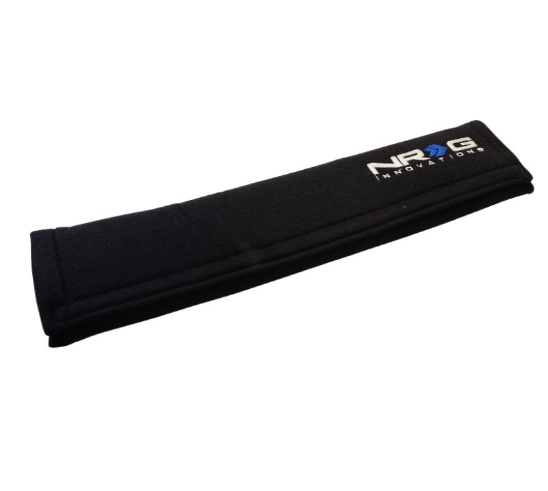 NRG Seat Belt Pads 3.5in. W x 17.3in. L (Black) Long - 1pc - SBP-35BK