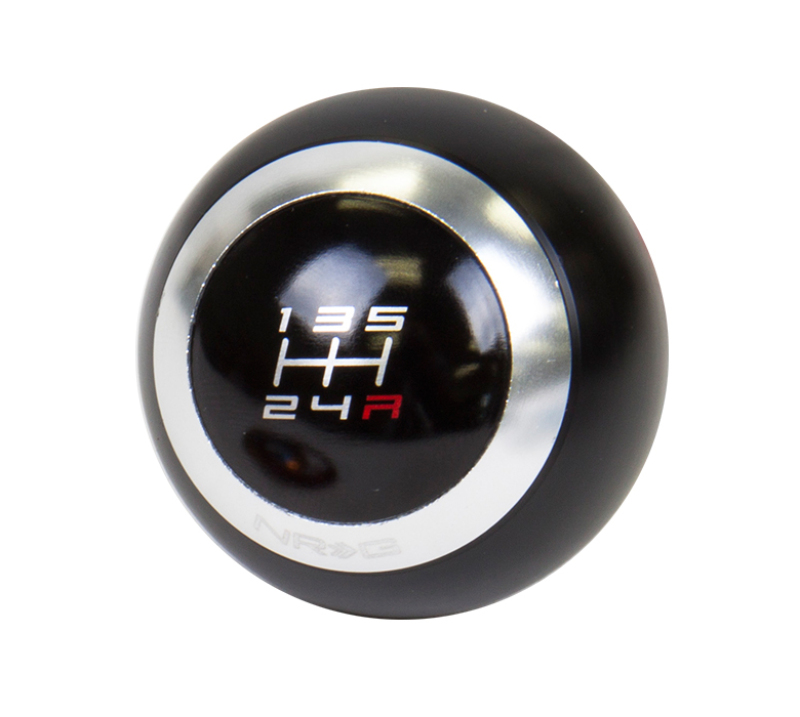 NRG Shift Knob - Black (Includes 4 Interchangeable Rings) - SK-016BK