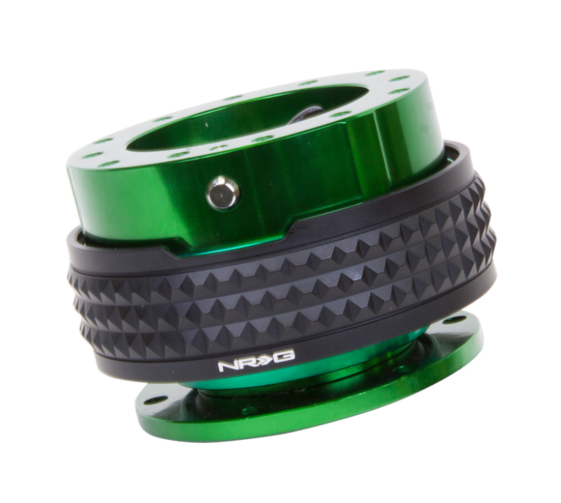 NRG Quick Release Kit - Pyramid Edition - Green Body / Black Pyramid Ring - SRK-210GN/BK
