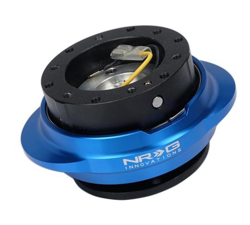 NRG Quick Release Gen 2.2 - Black Body / Shiny Blue Oval Ring - SRK-220BK/BL