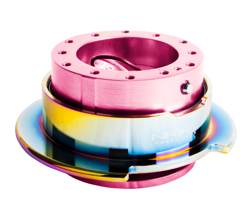 NRG Quick Release Gen 2.5 - Pink Body / Neochrome Ring - SRK-250PK/MC