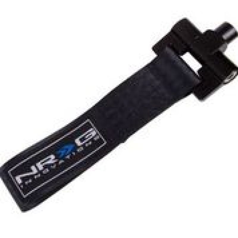 NRG Bolt-In Tow Strap Black- BMW E30 (5000lb. Limit) - TOW-E30BK