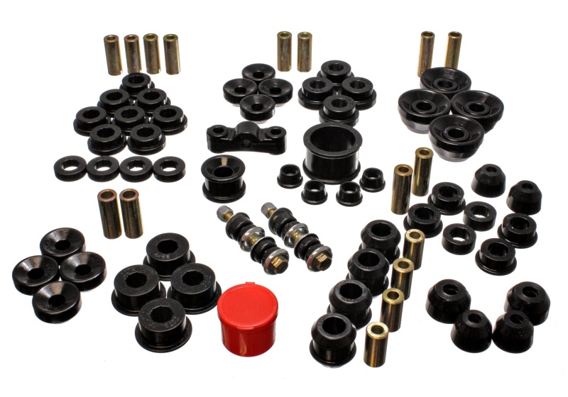 Energy Suspension 90-93 Acura Integra Black Hyper-Flex Master Bushing Set - 16.18104G