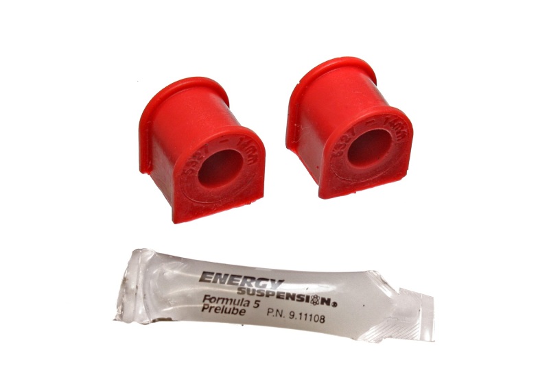 Energy Suspension 94-01 Acura Integra / 90-97 Honda Accord/Odyssey Red 14mm Rear Sway Bar Bushings - 16.5116R