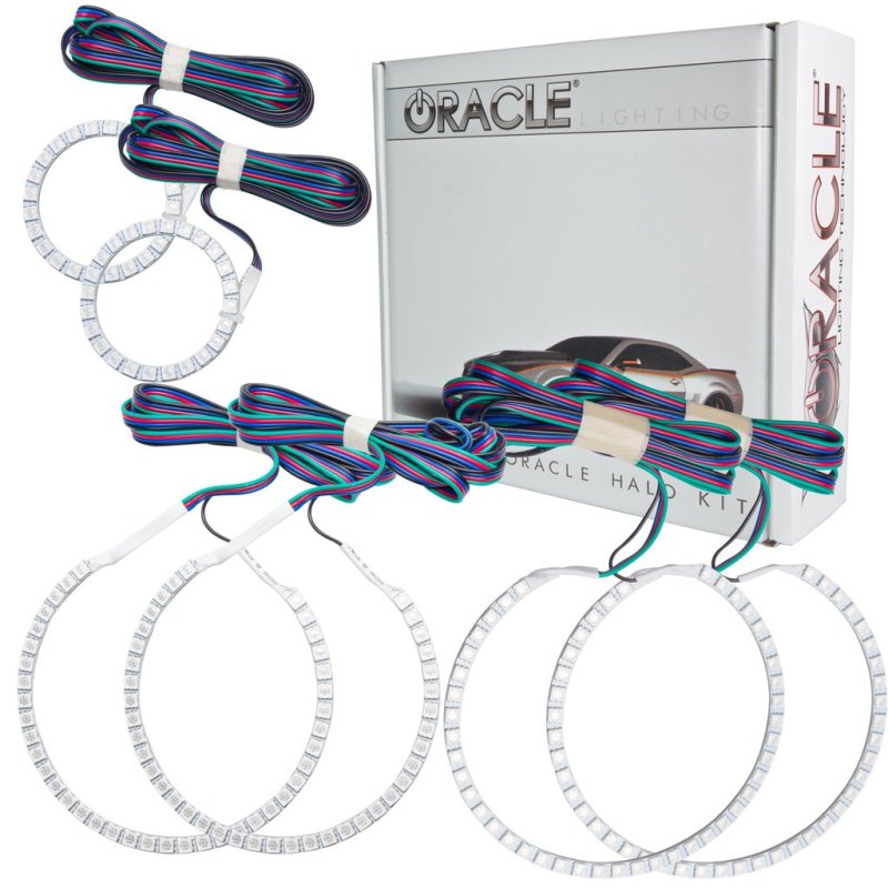 Oracle Dodge Charger 05-10 Triple Ring Halo Kit - ColorSHIFT w/ BC1 Controller - 1118-335