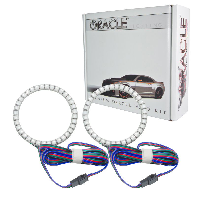 Oracle Ford Mustang V6 13-14 WP LED Projector Fog Halo Kit - ColorSHIFT - 1212-333