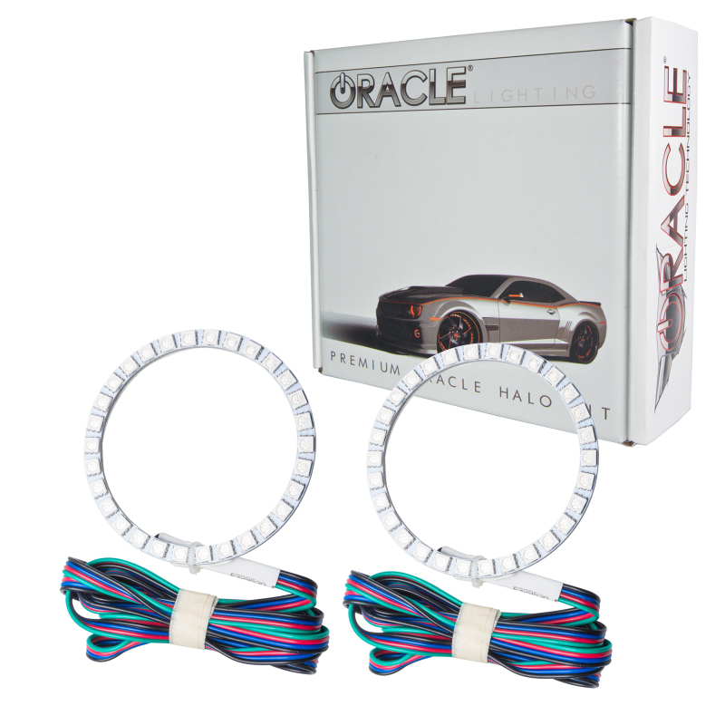 Oracle Dodge Caliber 06-10 LED Fog Halo Kit - ColorSHIFT - 1222-333