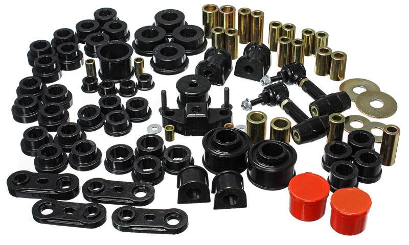 Energy Suspension 08-12 Subaru Impreza WRX Black Hyper-Flex Master Bushing Set - 19.18102G