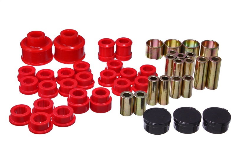 Energy Suspension 05-09 Subaru Legacy Rear Control Arm Bushing Set - Red - 19.3105R