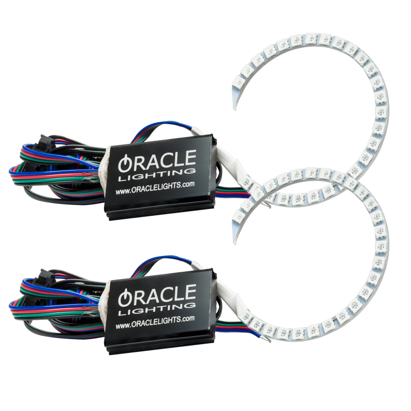 Oracle 18-21 Ford Mustang LED Headlight Halo Kit - ColorSHIFT w/o Controller - 1347-334