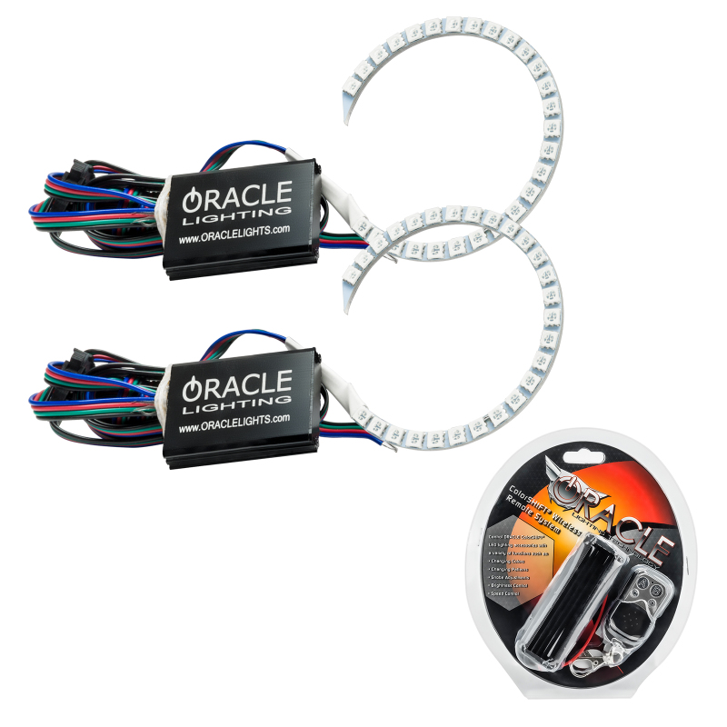 Oracle 18-21 Ford Mustang LED Headlight Halo Kit - ColorSHIFT - 1347-330