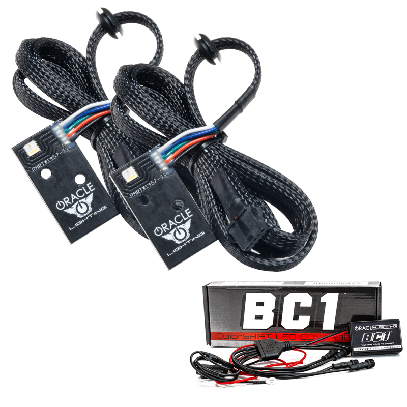 Oracle 14-21 Infiniti Q50 RGB+W Headlight DRL Upgrade Kit - ColorSHIFT w/ BC1 Controller - 1457-335